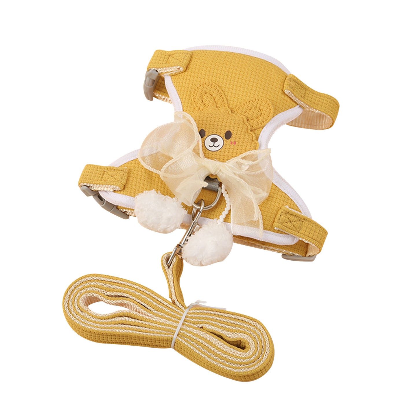 Dog Harness with Leash Adjustable Cat Vest Harness Vest for Small Medium Dogs Cats