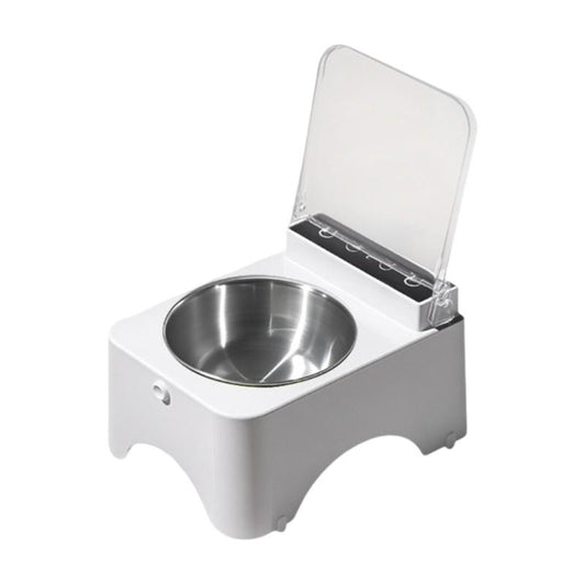 Smart Pet Feeder Bowl with Infrared Sensor Automatic Lid Food Dispenser for Cats Dogs