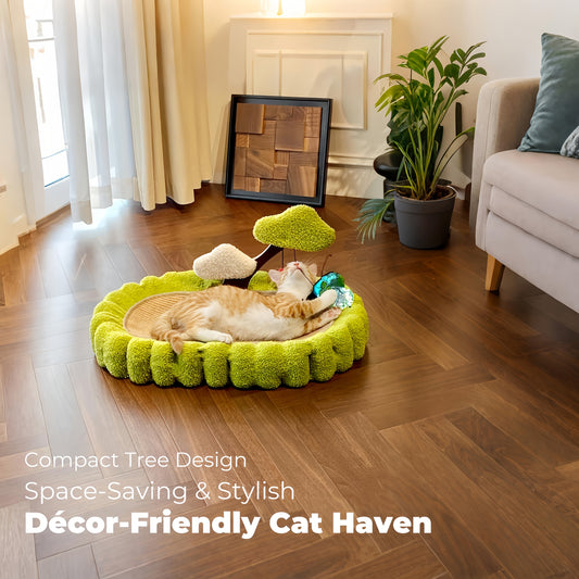 Agave Sword-shaped Money Tree Design Cat Scratch Board Nest Pet Supplies, Adds Fun to Home Decor. Place It In The Bedroom Or Living Room; It Serves As Both A Toy And A Cozy Spot for Cats While Also Being An Eye-catching Decoration That Can Be Reused