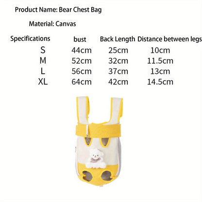 Pet Backpack for Cats, Legs Out Cat Carrier Bag, Breathable Pet Front and Back Carrier for Outdoor