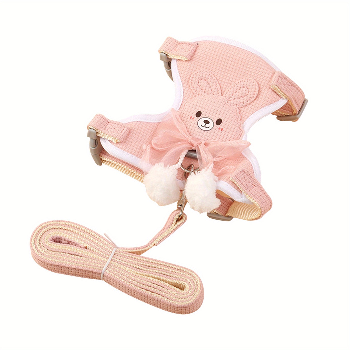 Dog Harness with Leash Adjustable Cat Vest Harness Vest for Small Medium Dogs Cats