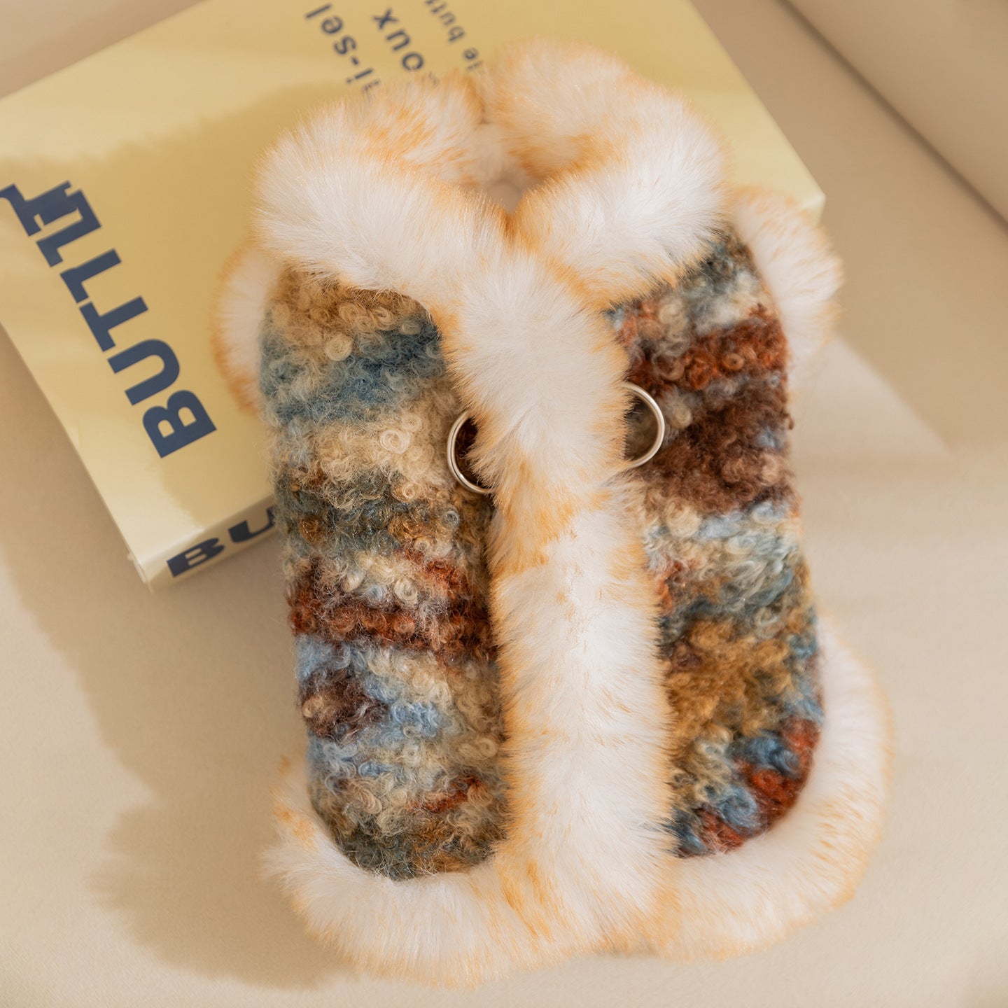 Autumn and Winter Thickened Fleece Pet Clothes for Dogs and Cats | Island Style Warm Knit Fabric, Polyester, Pullover Style, Suitable for , Toy, and Small to Medium Breeds